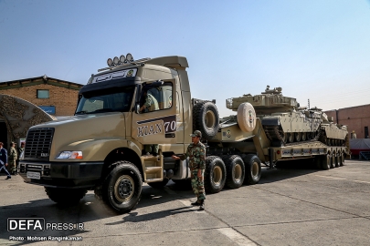 Тяжелый седельный тягач KIAN-700 с полным приводом 8х8 из Ирана.