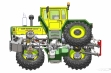 JCB, Case, John Deere, New Holland, CLAAS, Mercedes MB Trac