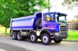 Аренда самосвал полноприводный Scania 8x8