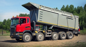 Горно-шахтный самосвал Scania 40 тонн