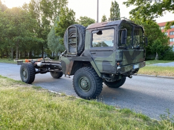 Шасси рамного внедорожника МАН