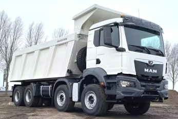 MAN TGS 41.400 8x4 самосвал с кузовом Meiller