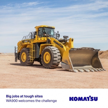 Komatsu WA900 фронтальный погрузчик