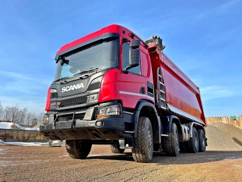 SCANIA самосвальное шасси кузов KH-Kipper скаловоз