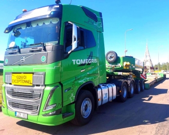 Сцепка тяжеловоз VOLVO FH16 трал FAYMONVILLE STBZ-4VA