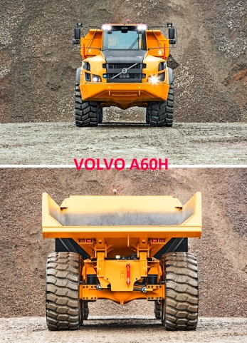Volvo A60H шарнирно-сочлененный самосвал