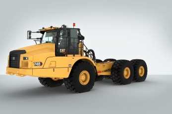 CAT-740 колесное самоходное шасси