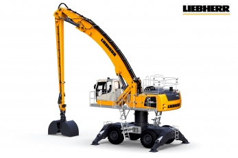 Колесный портовый перегружатель Liebherr LH50