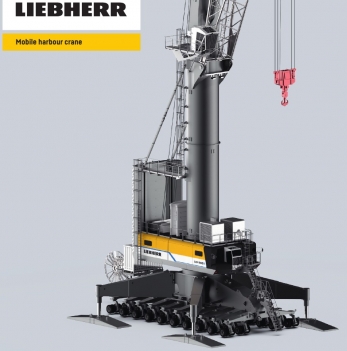 LHM800 Liebherr кран портовый мобильный