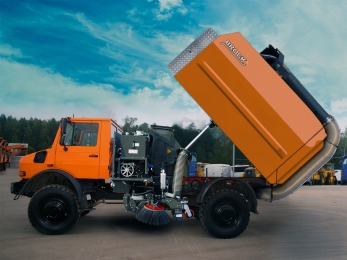 Unimog подметально-уборочная машина