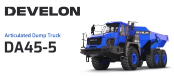 Полноприводный самосвал Develon DA45 6x6