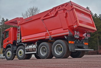 Scania G500 самосвал для горячего шлака