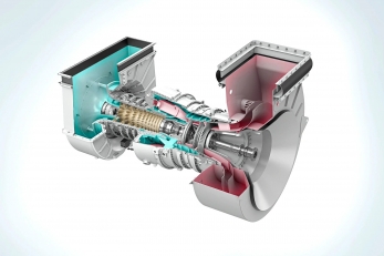 Siemens SGT100 двухвальная газовая турбина
