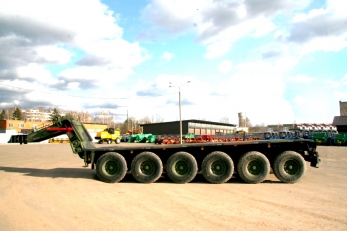 Полуприцеп тяжеловоз 100 тонн купить
