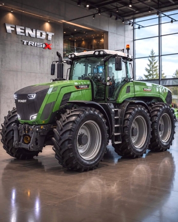 Fendt Trisix трехосный трактор