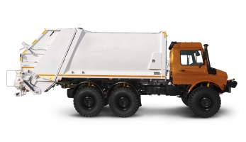 Unimog 6x6 городской мусоровоз