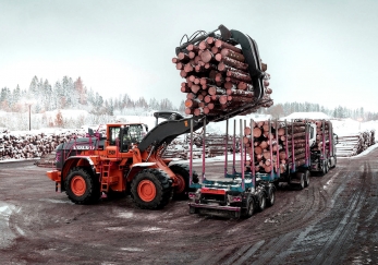 VOLVO L350 лесопогрузчик перегружатель