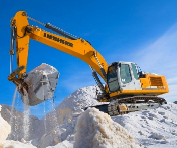 Экскаватор Liebherr R944 массой 45 тонн