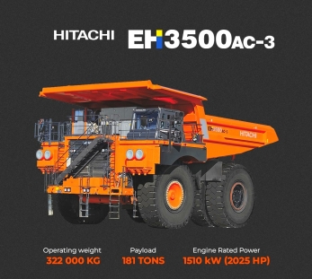 Самосвал карьерный Hitachi EH3500