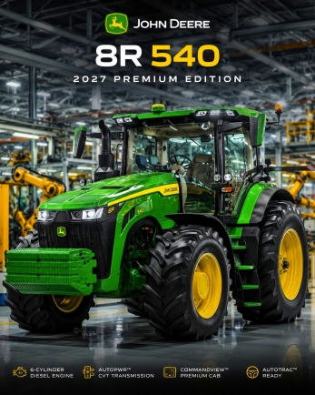 John Deere 8R-540 трактор пропашной