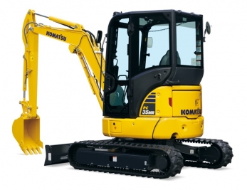 Komatsu PC35 малогабаритный мини-экскаватор