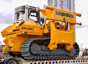 Liebherr RL66 трубоукладчик 100 тонн
