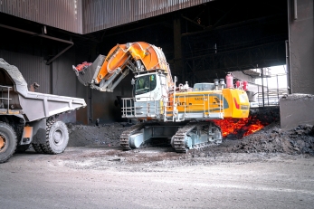 Liebherr R980 SME экскаватор шлаковый