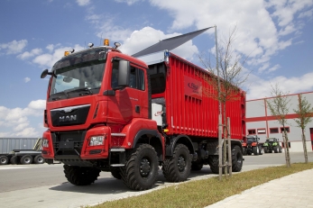 MAN TGS 41.480 8x8 самосвал сельскохозяйственный