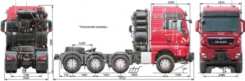 MAN TGХ 41.680 8x6 тягач тяжеловоз купить лизинг