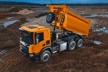 SCANIA 6x6 полноприводный самосвал вездеход