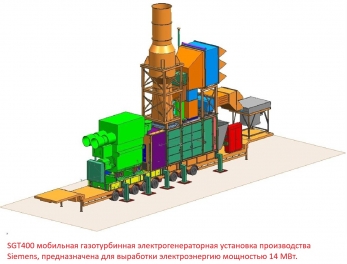 Мобильная передвижная электростанция SGT400