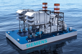 Плавучая электростанция Siemens SGT800