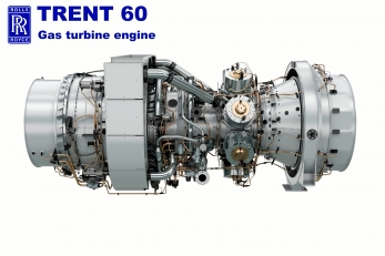 Rolls-Royce Trent 60 газовая турбина мехпривод