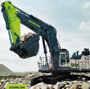 Zoomlion ZE-1250 массой 120 тонн экскаватор