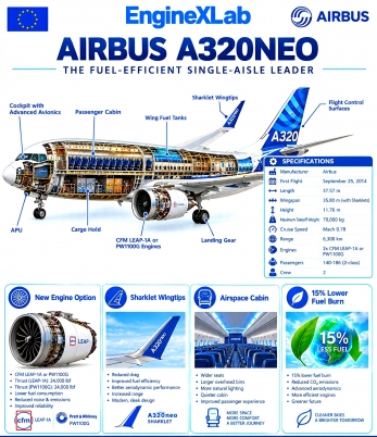 Airbus A320Neo пассажирский авиалайнер