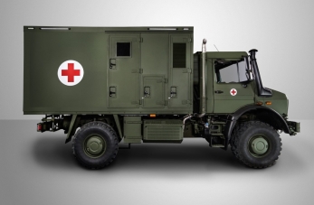 Бронированный защищенный реанимобиль Unimog