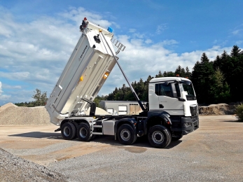 Полноприводный самосвал MAN TGS 41.480 8x8