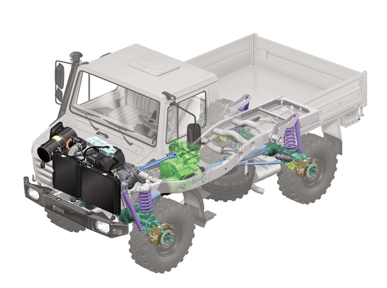 Мерседес Unimog u4000