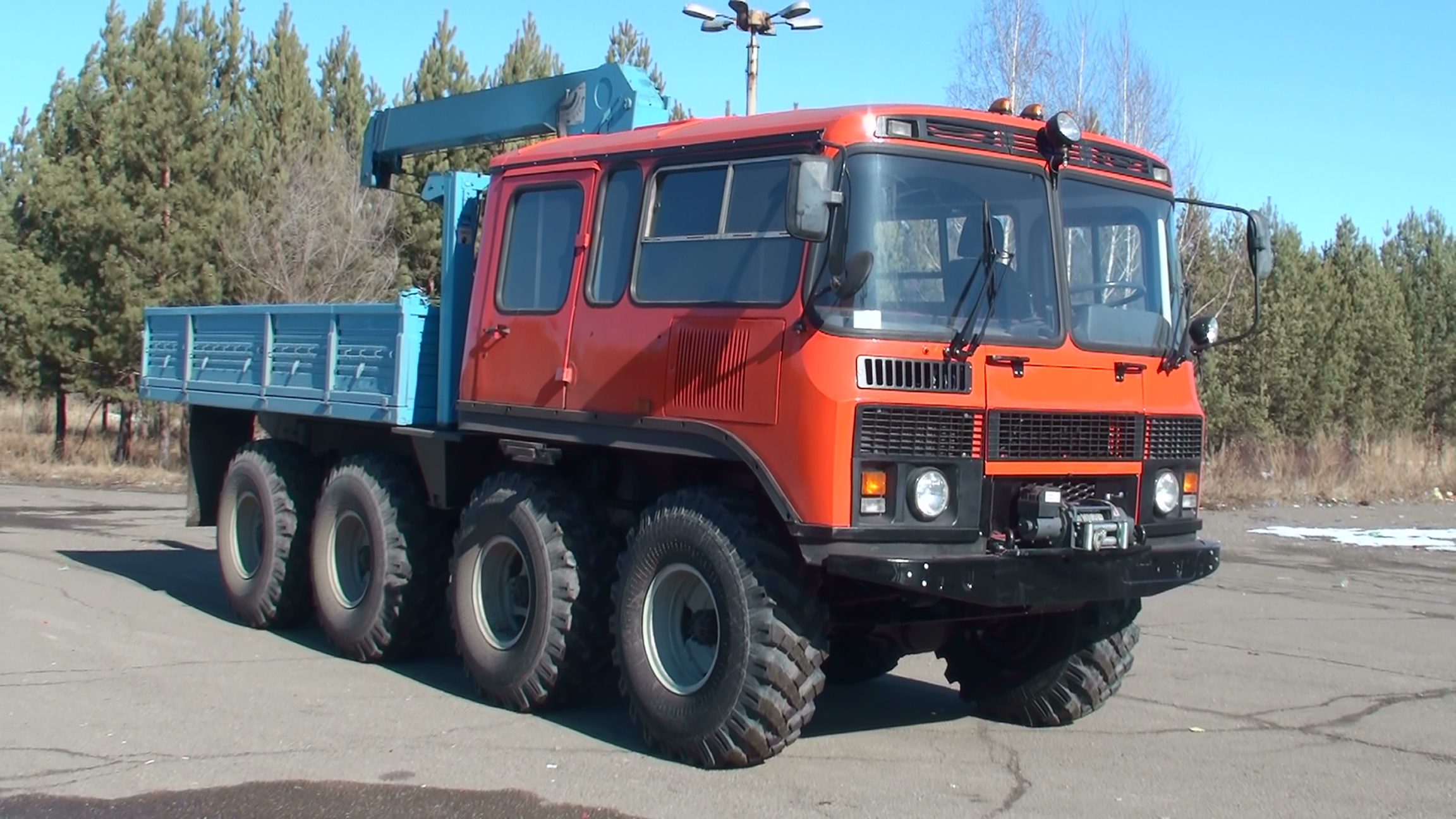 Пожарный МАЗ 8x8